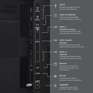 Samsung - 85" Class QN80H Neo QLED 4K UHD Smart Tizen TV, , hires