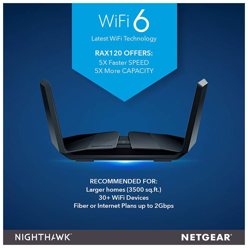 Netgear Nighthawk AX12 12-Stream MU-MIMO Wi-Fi 6 Router