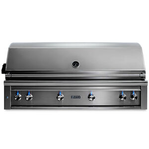 Lynx Professional 54 in. 5-Burner Built-In Natural Gas Grill with Rotisserie & Smoker Box - Stainless Steel, , hires