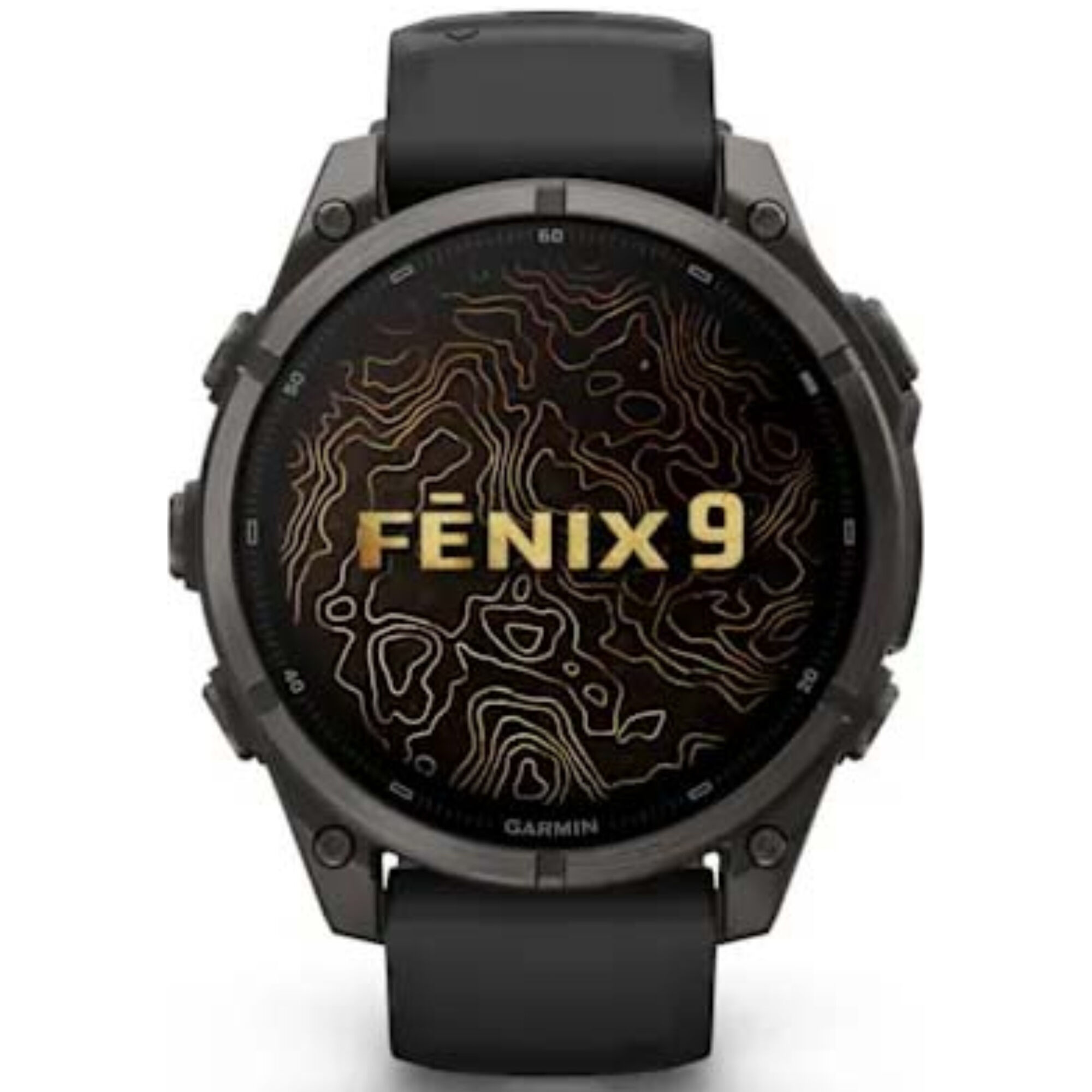 Garmin fenix 9 47 mm, AMOLED Smart Watch - Carbon Gray DLC