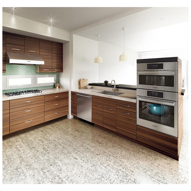 Bosch 500 Series 27 in. 1.6 cu. ft. 950W Built-In Microwave with Sensor Cooking - Stainless Steel, , hires