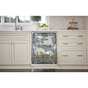 Cove 24 in. Smart Built-In Dishwasher with Top Control, 41 dBA Sound Level, 12 Wash Cycles & Sanitize Cycle - Custom Panel Ready, , hires