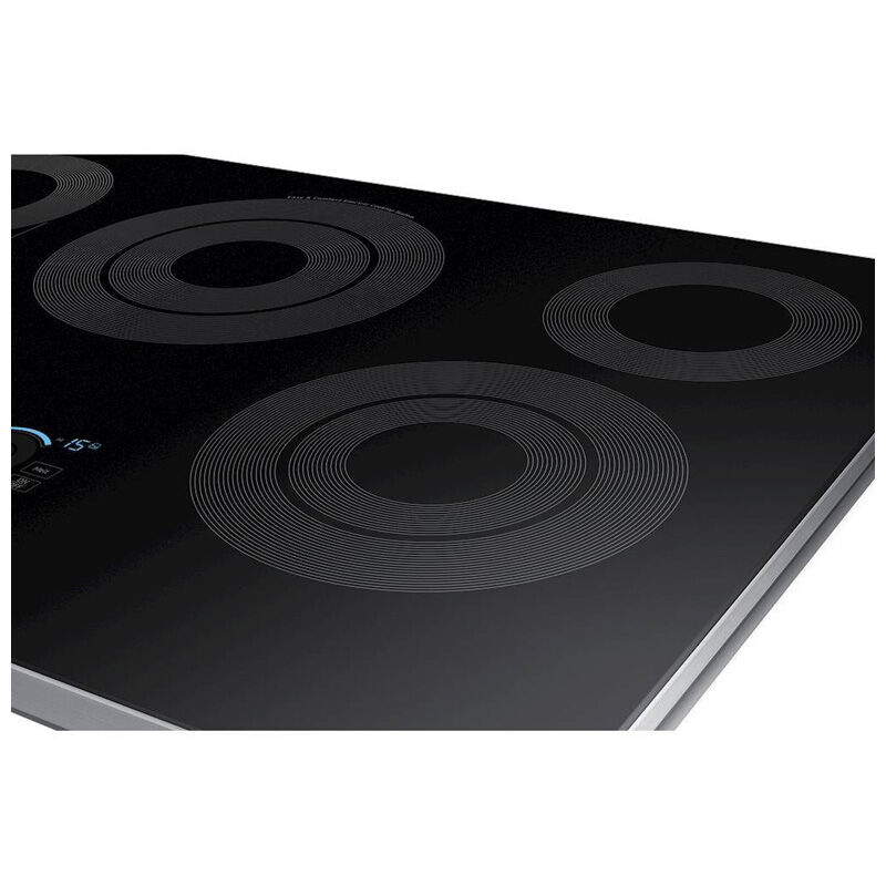 Samsung 30 Electric Cooktop with Sync Elements in Stainless Steel