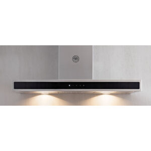 Bertazzoni 30 in. Chimney Style Range Hood with 3 Speed Settings, 600 CFM, Convertible Venting & 2 LED Lights - Stainless Steel, , hires