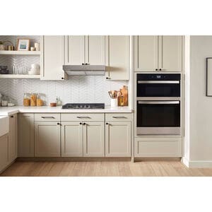 Whirlpool 27 in. 5.7 cu. ft. Smart Electric Microwave/Wall Oven Combo with Standard Convection & Sensor Cooking - Fingerprint Resistant Stainless, , hires