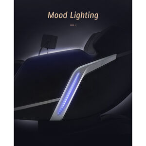 Lifesmart 4D Zero Gravity Massage Chair with Bluetooth Speakers - Gray & Black, , hires