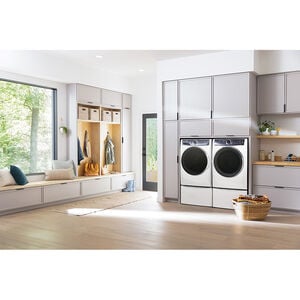 Electrolux 600 Series 27 in. 8.0 cu. ft. Stackable Electric Dryer with Balance Dry, Instant Refresh, Perfect Steam & Sanitize Cycle - White, White, hires