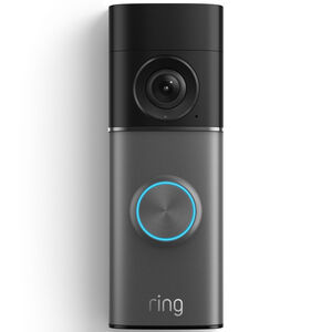 Ring - Wired Doorbell Pro (3rd Gen) Retinal 4K for ultra-clear video, 10x Zoom, Low-Light Sight for color in near dark - Deep Silver, , hires