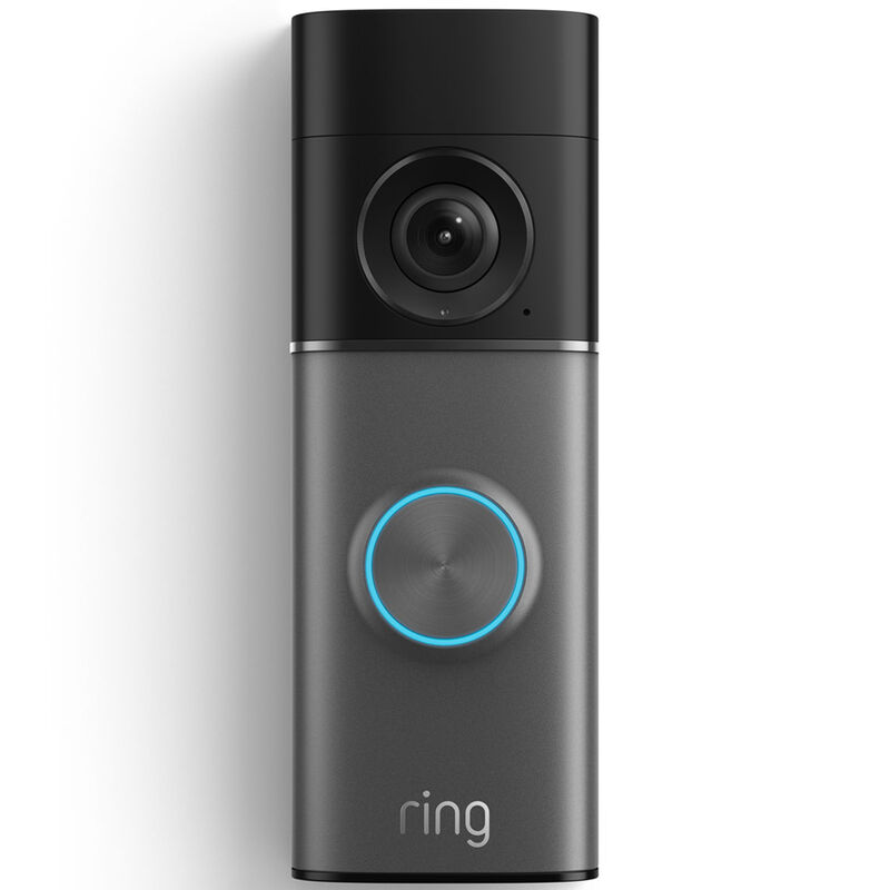 Ring - Wired Doorbell Pro (3rd Gen) Retinal 4K for ultra-clear video, 10x Zoom, Low-Light Sight for color in near dark - Deep Silver, , hires