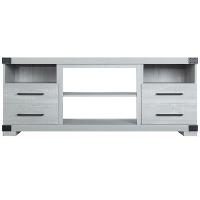 Manhattan Comfort Richmond 60" TV Stand with 2 Drawers & 4 Shelves - Gray | TVFP1-GY