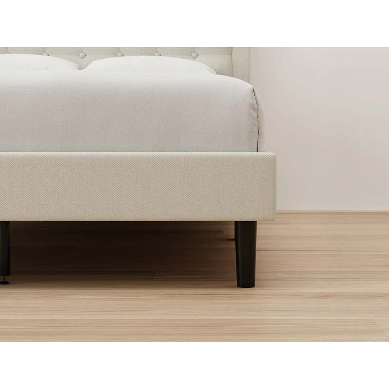 Nectar Mornington Queen Headboard & Frame - Linen, , hires