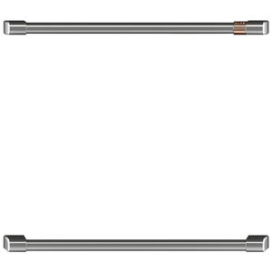 Cafe 2 Piece Handle Kit for Double Wall Ovens - Brushed Stainless, , hires