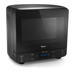 Whirlpool 16 in. 0.5 cu.ft Countertop Microwave with 10 Power Levels - Black, Black, hires