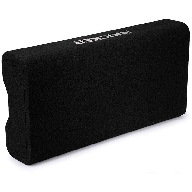Kicker Down Firing Shallow Mount 10" Subwoofer Box, , hires