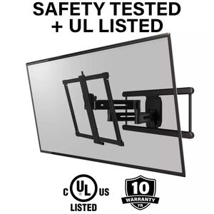Sanus Systems Advanced Full-Motion 4D + Shift TV Wall Mount for TVs 42"-90" - Black, , hires