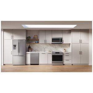 Bosch 500 Series 30 in. 5.8 cu. ft. Air-Fry Standard Convection Slide-In Electric Range with 4 Induction Burners - Stainless Steel, , hires