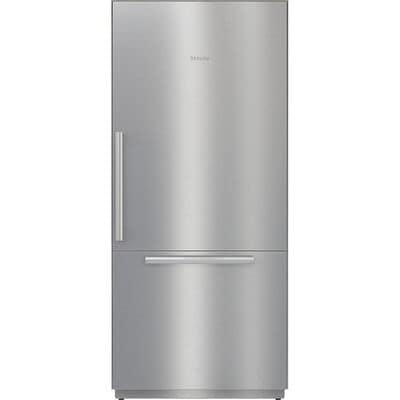 Miele 36 in. 19.6 cu. ft. Built-In Smart Counter Depth Bottom Freezer Refrigerator with Ice Maker - Stainless Steel | KF2902SF