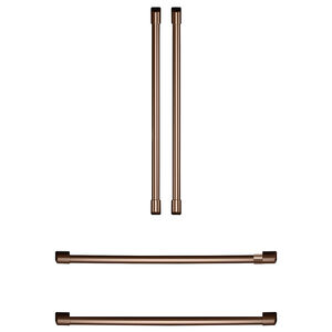 Cafe 36 in. 4-Door French Door Refrigerator Handle Kit (Set of 4) - Brushed Copper