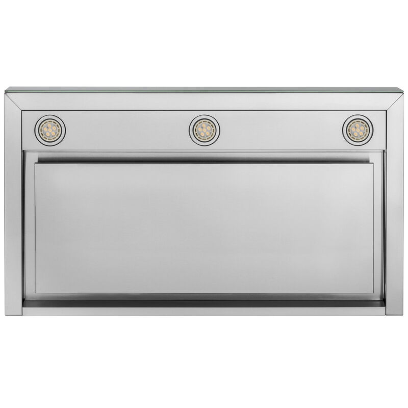 GE 36 in. Smart Convertible Chimney Style Range Hood with 610 CFM, 4 Fan Speeds & 3 LED Lights - Stainless Steel, , hires