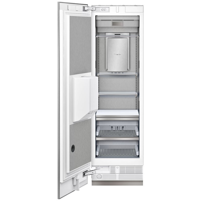Thermador 24 in. 11.2 cu. ft. Built-in Smart Double-Drawers Upright Freezer with Ice-Maker & Adjustable Shelves - Custom Panel Ready, , hires