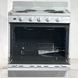 Premier 30 in. 3.9 cu. ft. Electric Range with Coil Burners - White (Open Box Good Condition), , hires
