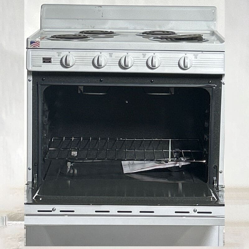 Premier 30 in. 3.9 cu. ft. Electric Range with Coil Burners - White (Open Box Good Condition), , hires