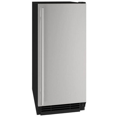 U-Line 15 in. Ice Maker with 25 Lbs. Ice Storage Capacity, Clear Ice Technology & Digital Control - Stainless Steel | HCP115-SS81A