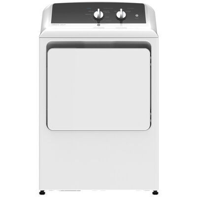 GE 27 in. 6.2 cu. ft. Electric Dryer with Aluminized Alloy Drum - White | GTX52EASPWB