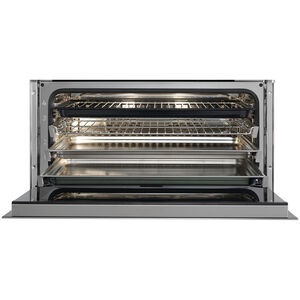Wolf M Series 30 in. 2.4 cu. ft. Steam Electric Single Wall Oven with Dual Convection - Stainless Steel, , hires