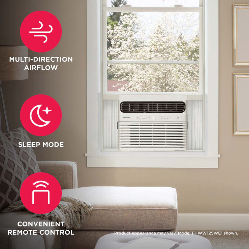 Frigidaire 24,000 BTU Smart Energy Star Window/Wall Air Conditioner with Inverter, 3 Fan Speeds, Sleep Mode & Remote Control White, , hires