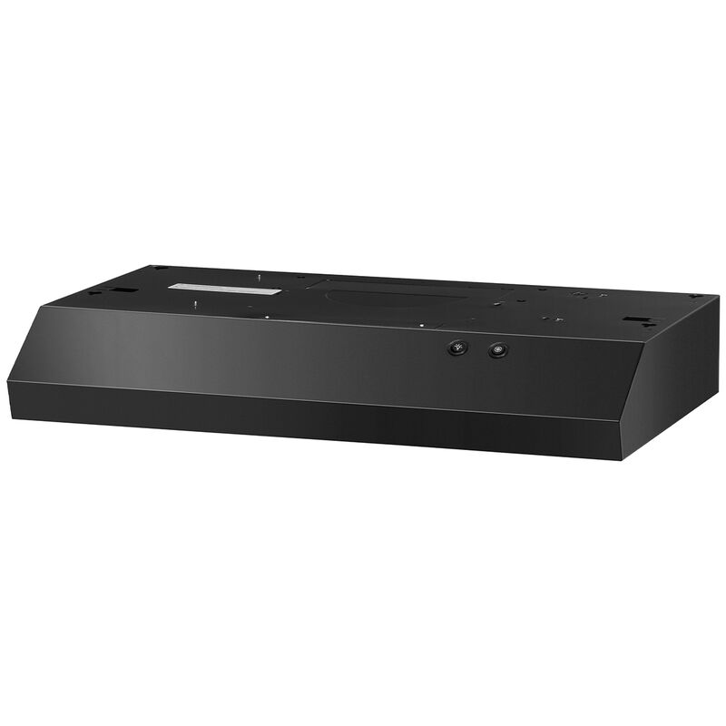 Whirlpool 30 in. Convertible Standard Style Range Hood with 270 CFM, 2 Fan Speeds & 1 LED Light - Black, , hires