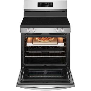 Frigidaire 30 in. 5.3 cu. ft. Air-Fry True European Convection Steam Oven Electric Range with 5 Induction Burner - Stainless Steel, , hires