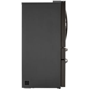 LG 36 in. 29.5 cu. ft. Smart 4-Door French Door Refrigerator with External Ice & Water Dispenser- Black Stainless Steel, Black Stainless, hires