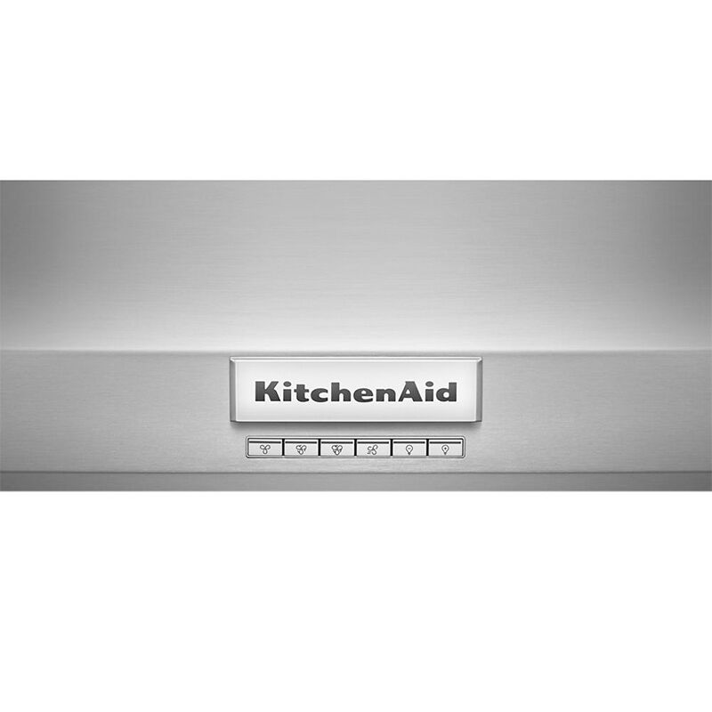 KitchenAid 36 in. Ducted Canopy Pro Style Style Range Hood with 4 Fan Speeds & 2 LED Lights - Stainless Steel, , hires