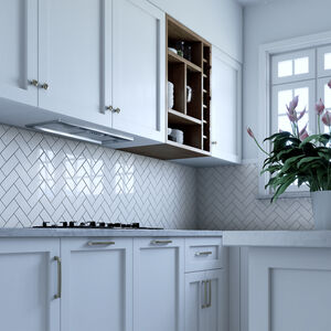 XO 21 in. Convertible Standard Style Range Hood with 395 CFM, 3 Fan Speeds & 2 Halogen Lights - Silver, , hires