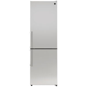 Bertazzoni 24 in. 11.4 cu. ft. Counter Depth Bottom Freezer Refrigerator - Stainless Steel, , hires
