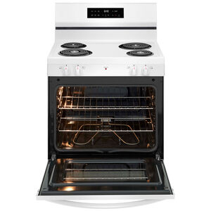 Frigidaire 30 in. 5.3 cu. ft. Electric Range with Coil Burners - White, White, hires