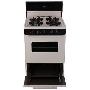 Premier 24 in. 3 cu. ft. Gas Range with 4 Sealed Burners - Bisque, , hires
