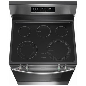 Frigidaire 30 in. 5.3 cu. ft. Air Fry Standard Convection Electric Range with Smoothtop Burners - Stainless Steel, , hires