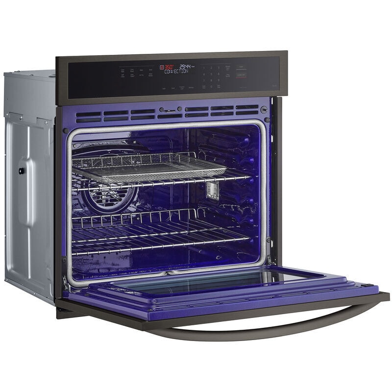 LG 30 in. 4.7 cu. ft. Smart Electric Single Wall Oven with Standard Convection - PrintProof Black Stainless Steel, , hires