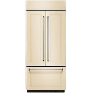 KitchenAid 36 in. Built-In 20.8 cu. ft. French Door Refrigerator - Custom Panel Ready, Custom Panel Required, hires