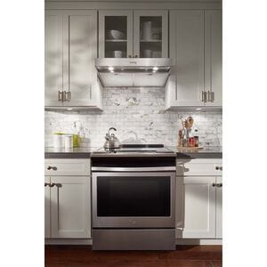 Whirlpool 30 in. Convertible Standard Style Range Hood with 265 CFM, 3 Fan Speeds & 2 LED Lights - Stainless Steel, , hires