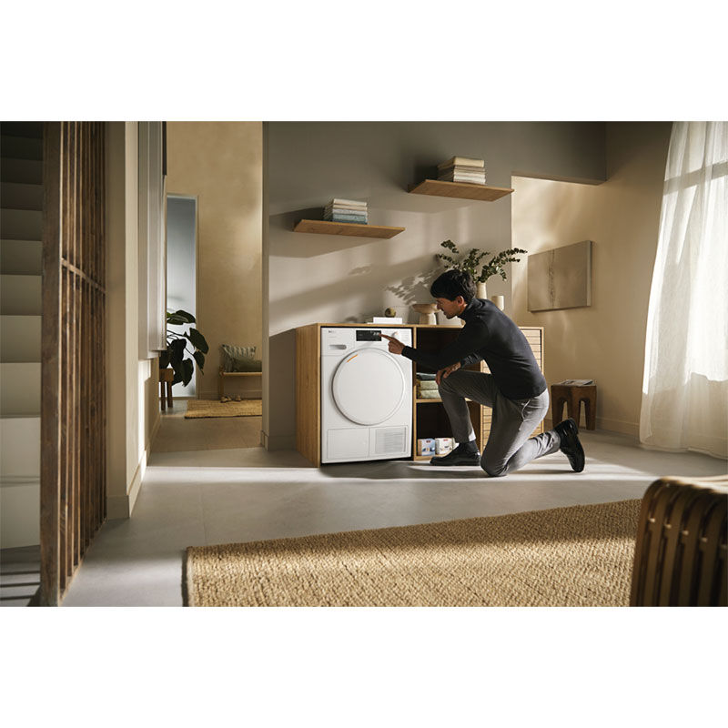 Miele 24 in. 4.0 cu. ft. Stackable Ventless Heat Pump Electric Dryer with FragranceDos - White, , hires