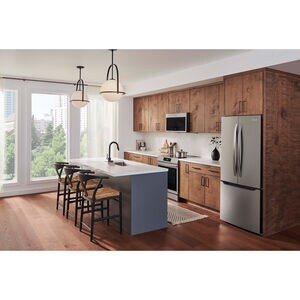 Frigidaire Gallery 30 in. 20 cu. ft. French Door Refrigerator with Internal Water Dispenser - Stainless Steel, , hires