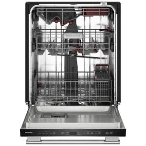 KitchenAid 24 in. Top Control Dishwasher with 44 dBA Sound Level, 3rd-Rack & ProDry System - Stainless Steel with PrintShield Finish, , hires