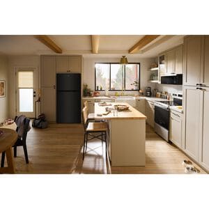 Whirlpool 30 in. 19.3 cu. ft. Garage-Ready Top Freezer Refrigerator - Black, , hires