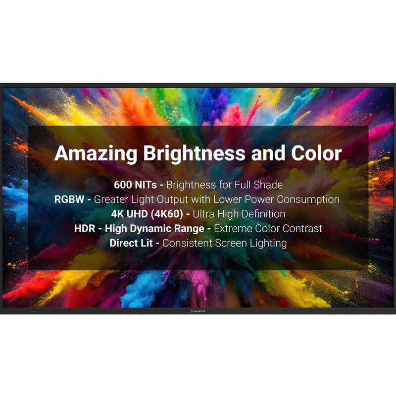 SunBrite TV - Veranda 4 Series 75" Class Full Shade 4K UHD LED Smart webOS Outdoor TV, , hires