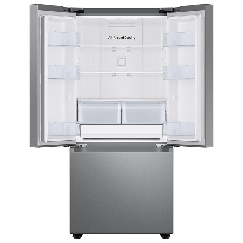 Samsung 30 in. 22.1 cu. ft. Smart French Door Refrigerator with Ice Maker - Fingerprint Resistant Stainless Steel, , hires