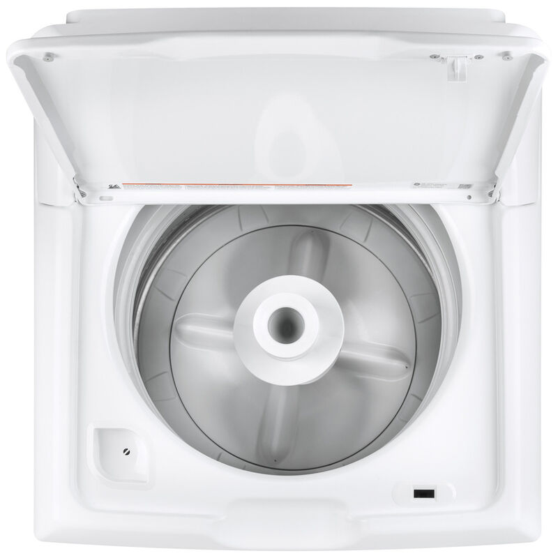 GE 27 in. 4.0 cu. ft. Top Load Washer with Stainless Steel Basket, Water Level Control & Heavy Duty Agitator - White, , hires
