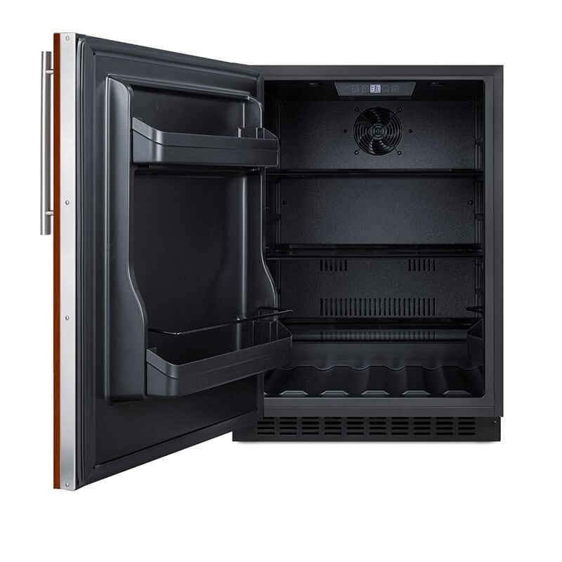 Summit 24 in. 4.8 cu. ft. Left-Hinged Undercounter Refrigerator - Custom Panel Ready, , hires